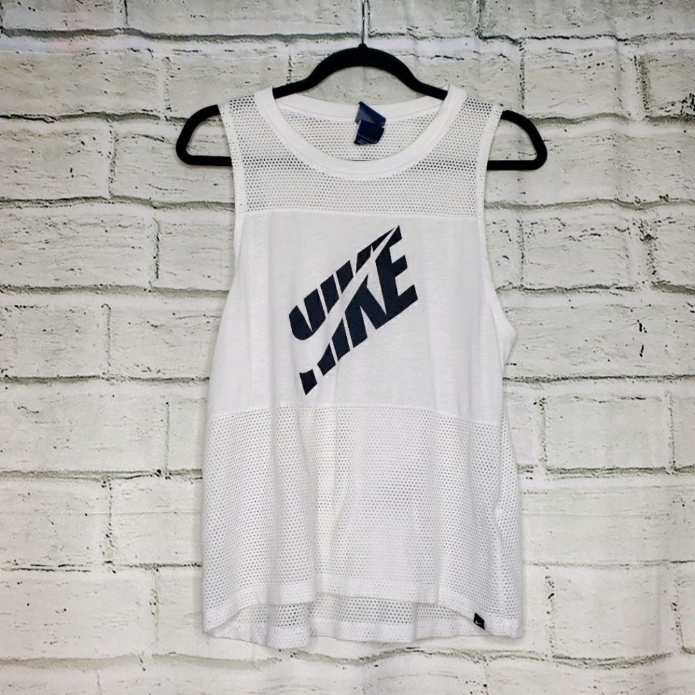 Nike athletics womens mesh tanktop small